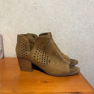 Eurosoft Adrienna Ran Peep-Toe Ankle Boots Womens 10